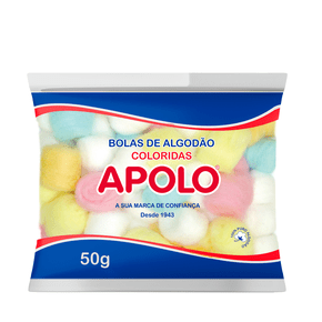 Algodão Apolo Bolas 50g Colorido Algodão Apolo Bolas 50g Colorido