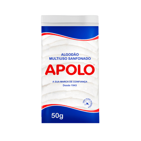 Algodão Apolo Multiuso 50g Ziplock