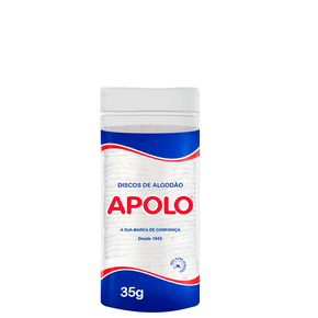 Disco de Algodao Apolo 35g com Ziplock
