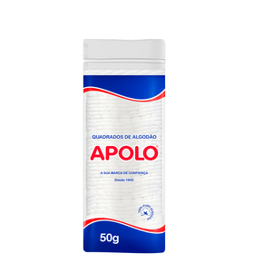 Quadrados de Algodão Apolo 50g com Ziplock