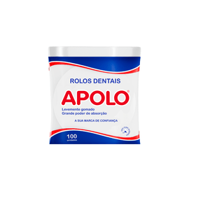 Rolo Dental Apolo 100 unidades